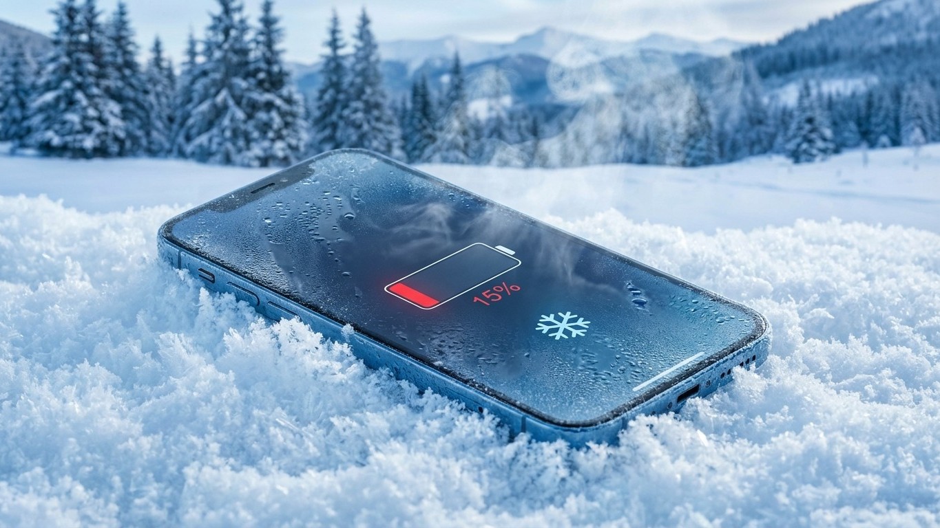 Cette fonction cachée vide la batterie de votre smartphone quand il fait froid : je l'ai désactivée en 30 secondes