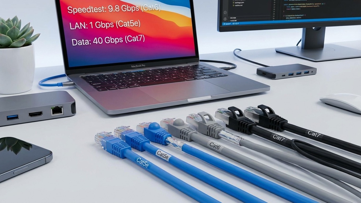 J'ai changé ce simple câble et ma connexion internet a doublé : voici lequel choisir