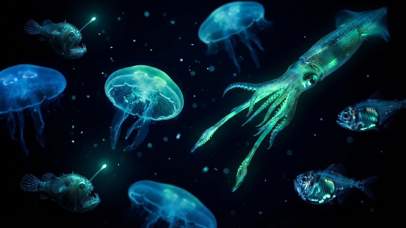 90 % des créatures des abysses produisent leur propre lumière : la science vient enfin de comprendre comment