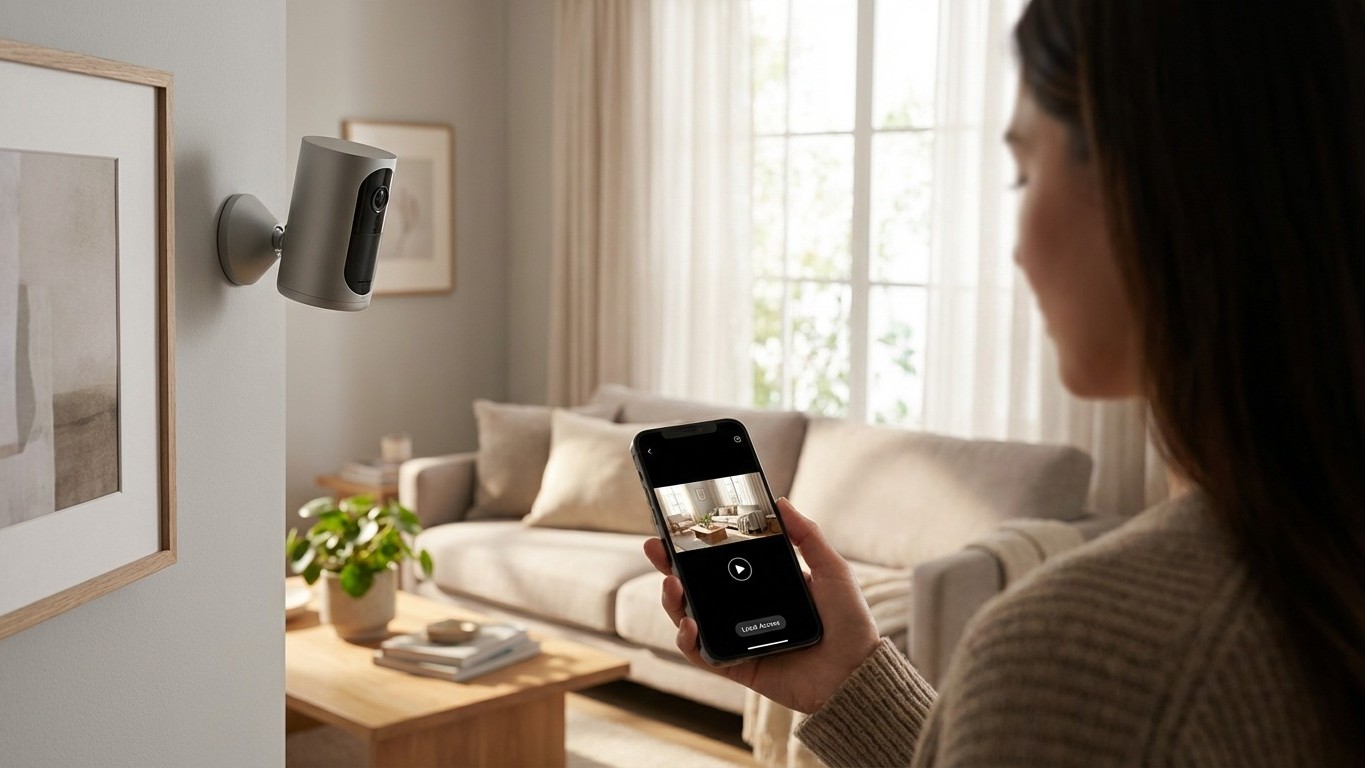 Caméra de surveillance connectée sans abonnement : stockage local, cloud et options utiles