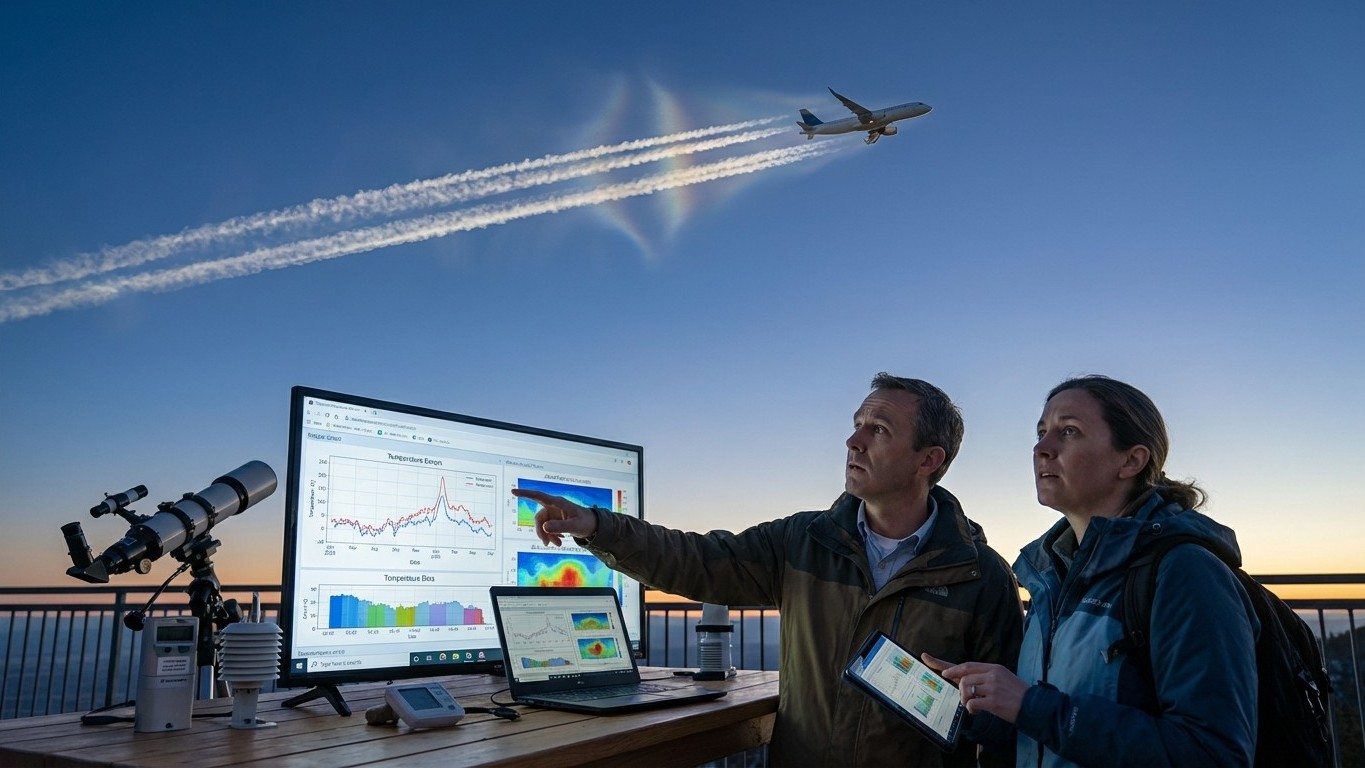 Ces traînées blanches en vol cachent un effet bien plus durable