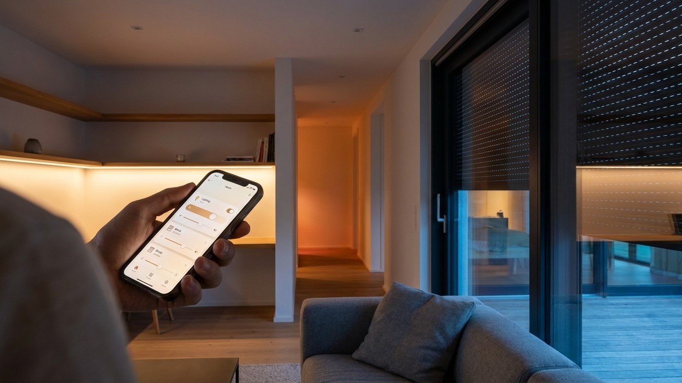 Éclairage connecté et volets : confort au quotidien, installation et scènes