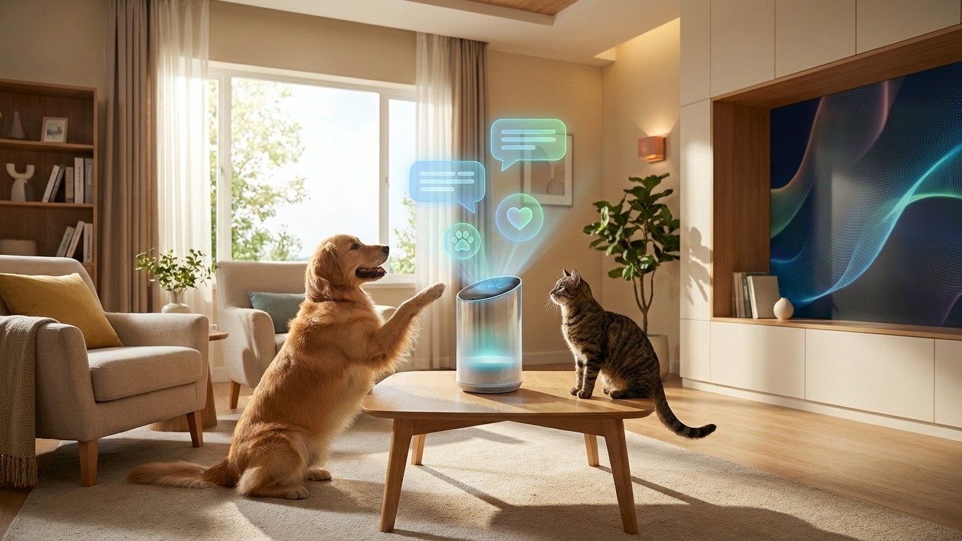 Intelligence artificielle à la maison : comment votre animal de compagnie va bientôt dialoguer avec vous