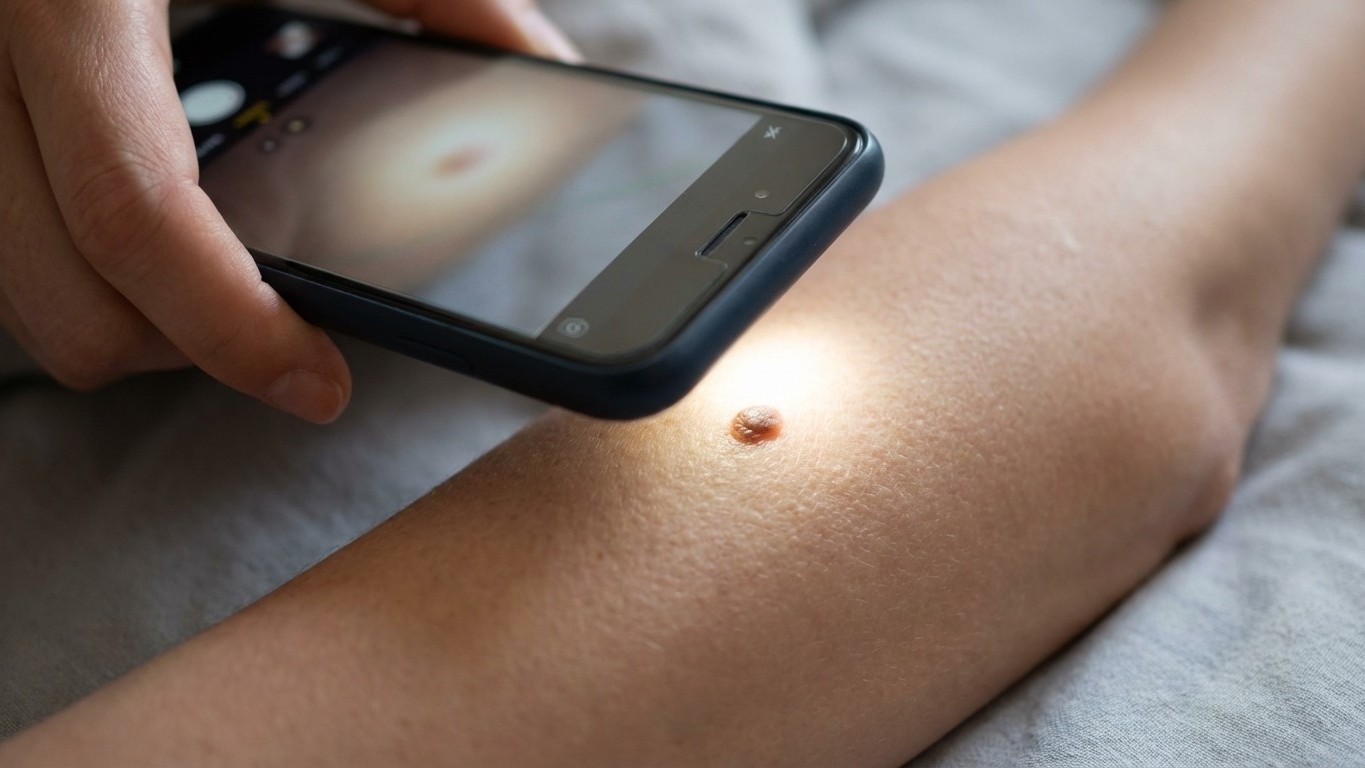 Ce que le flash de votre smartphone détecte sur votre peau en 30 secondes laisse les oncologues sans voix