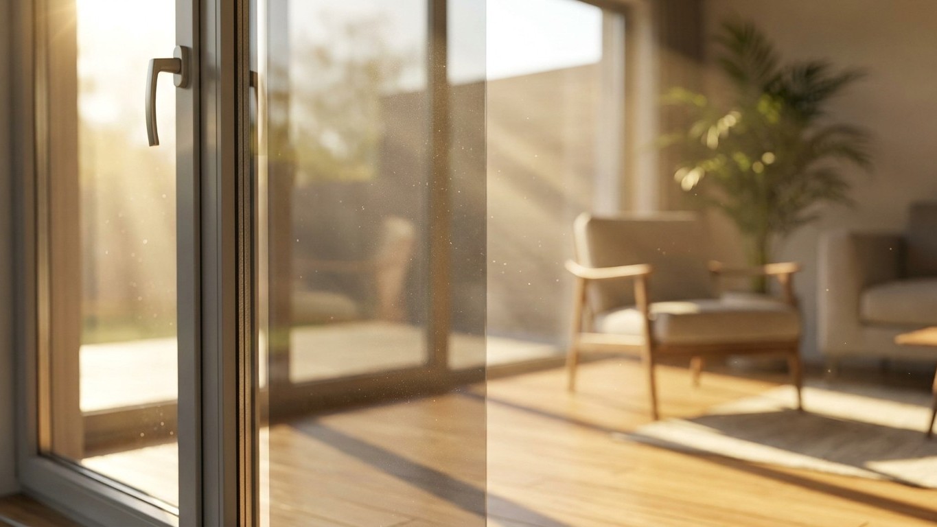 J'ai collé un film solaire connecté sur mes baies vitrées pour faire chuter la température : le jour où j'ai lu les donnée...