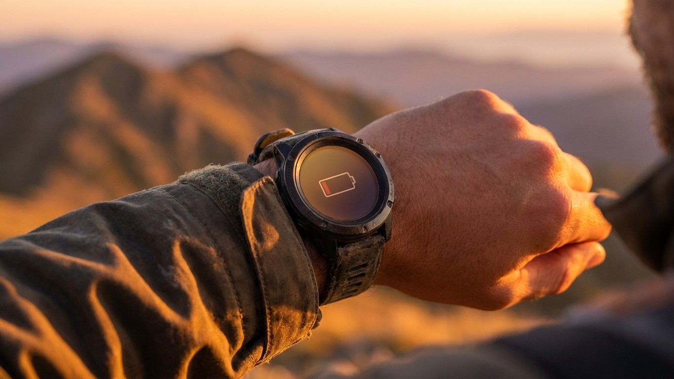 Fini le SOS satellite dès que la montre s'éteint en fin d'après-midi : le réglage GPS qui vide le récepteur en 5 heures