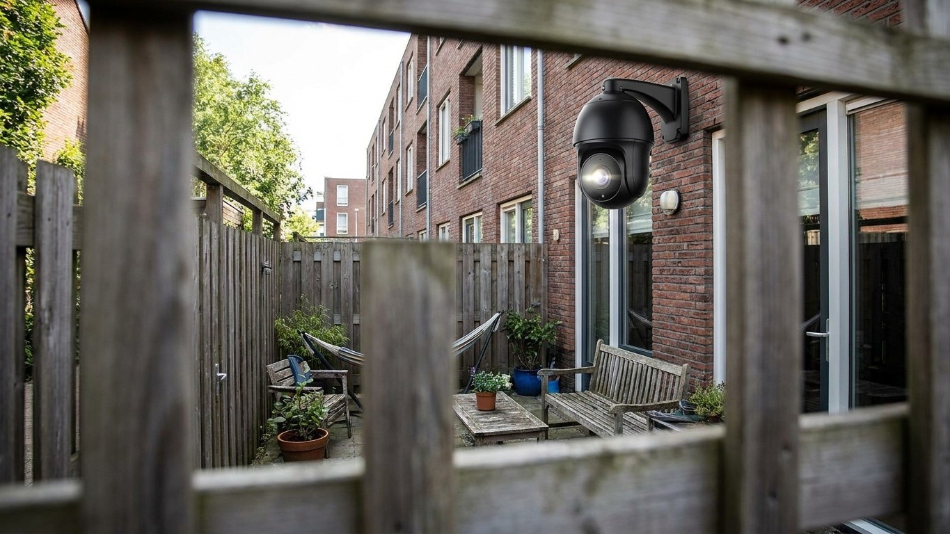 Mon voisin incline toujours sa caméra de quelques degrés vers ma terrasse et ce n'est pas pour mieux voir son allée